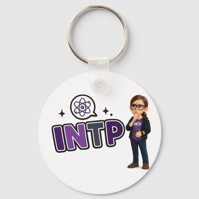 Chaveiro INTP — A Mente Investigadora (Frente)