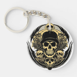 Chaveiro Intrair Design do crânio