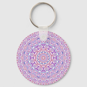 Chaveiro Intrate Bold Groovy Boho Hippie Abstrato Mandala