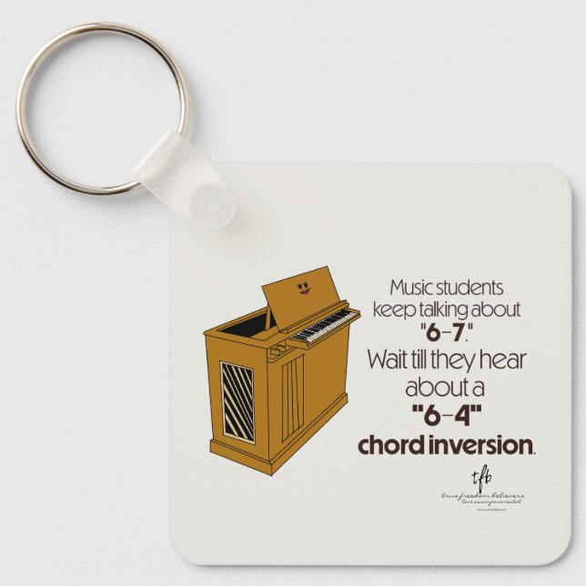 Chaveiro Inversão de Acordes 6-4 SPECIAL Off-White (Frente)