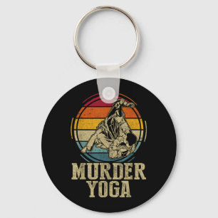 Chaveiro Ioga Assassina Engraçado Vintage Jujitsu Jiu Brasi