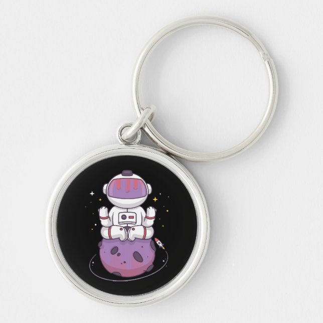 Chaveiro Ioga Espacial (Frente)