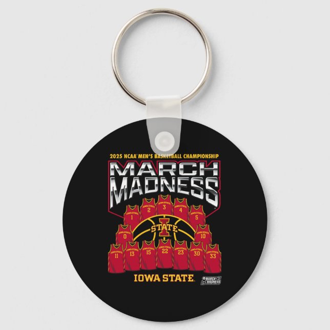 Chaveiro Iowa State March Madness 2025 Men's Sketll Nil  (Frente)