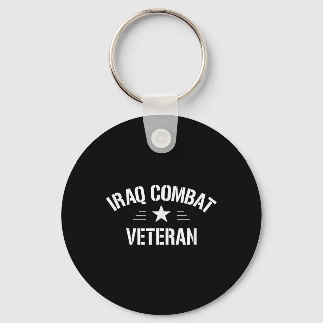 Chaveiro Iraque Combate Veterano - (Frente)