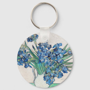 Chaveiro Íris Azuis por Vincent Van Gogh Arte Fina