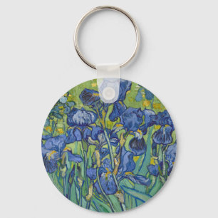 Chaveiro Íris, Pintura a Óleo Floral, Vincent Van Gogh