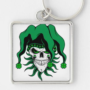 Chaveiro Irish Jester Skull