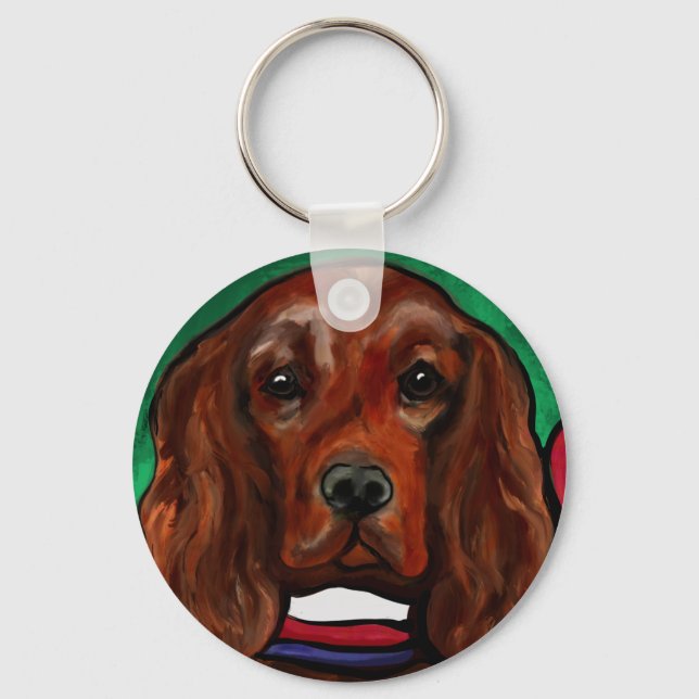 Chaveiro Irish Red Setter (Frente)