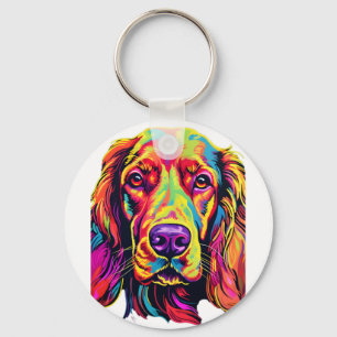 Chaveiro Irish Setter Neon Design