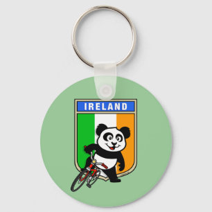 Chaveiro Irlanda ciclando Panda