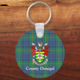 Chaveiro Irlandês County Donegal Tartan Personalizado
