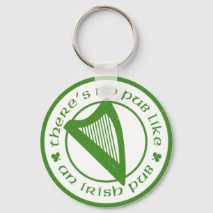 Chaveiro irlandês da harpa do bar