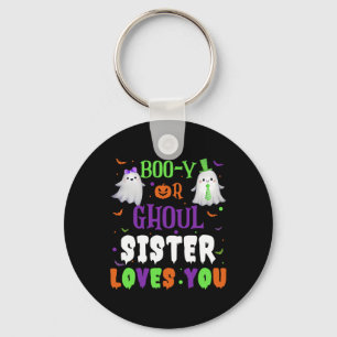 Chaveiro Irmã Boo-y Ou Ghoul Te Ama Por Homens De Halloween