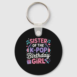 Chaveiro Irmã da garota do k-pop aniversariante kpop corean
