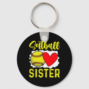 Chaveiro Irmã de Softbol Jogadora de Softbol