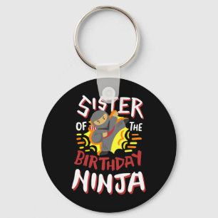 Chaveiro Irmã Do Aniversário Ninja Karate Kids Parte Do Dia