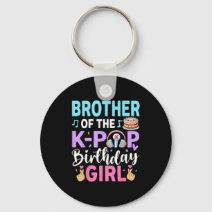 Chaveiro Irmão da garota do k-pop de aniversário