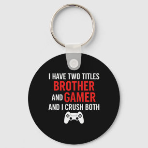 Chaveiro Irmão E Gamer - Amante De Jogos De Pc Console Game