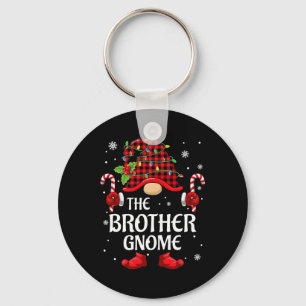 Chaveiro Irmão Gnomo Correspondendo Pjs De Natal Para Famíl