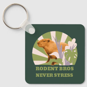 Chaveiro Irmãos Roedores Nunca Estrese Capivara
