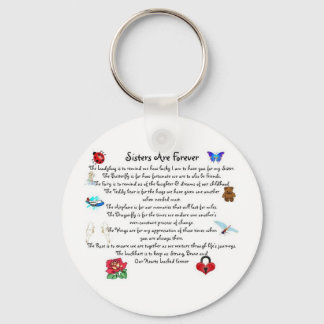 Chaveiro Irmãs São Poemas Para Sempre