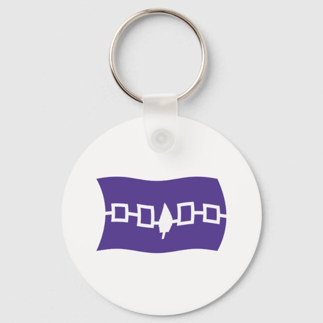 Chaveiro Iroquois Confederacy Flag Keychain (Frente)