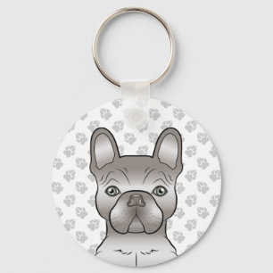 Chaveiro Isabella French Bulldog / Frenchie Cute Dog & Paws
