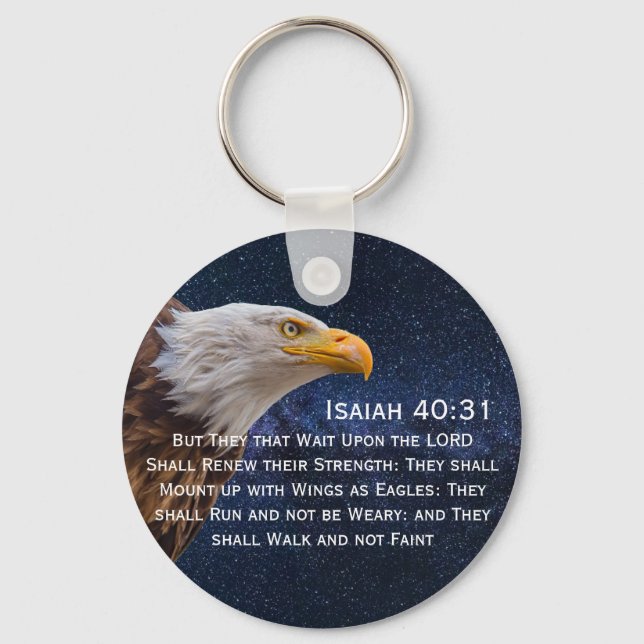Chaveiro Isaiah 40:31 Keyring (Frente)