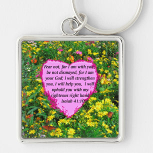 CHAVEIRO ISAIAH 41:10 WILDFLOWER PHOTO DESIGN