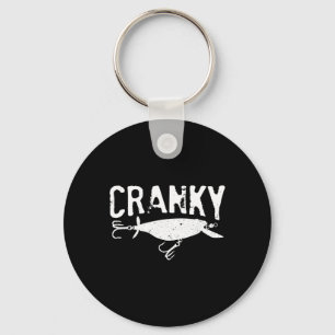 Chaveiro Isca de pesca Crankbait engraçada humor pescador