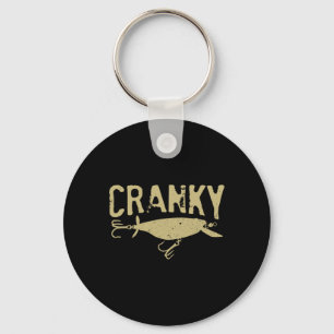 Chaveiro Isca de pesca Crankbait Humor engraçado pescador