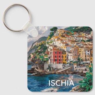 Chaveiro Ischia Italy Watercolor Painting