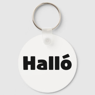 Chaveiro Islandês Halló { Hello ) Íslenska Language