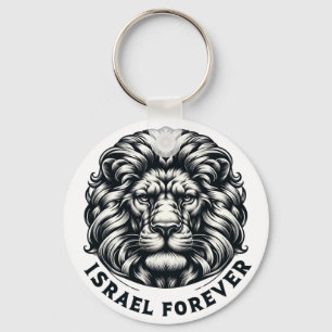 Chaveiro Israel Para Sempre. Israel Leão de Judá. Porta-cha