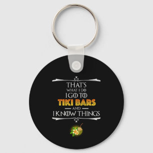 Chaveiro Isso É O Que Eu Faço - Eu Vou a Bares Tiki