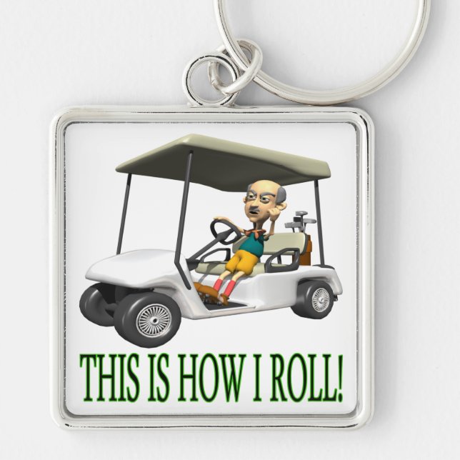 Chaveiro Isto é como eu rolo (Frente)