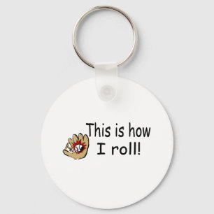 Chaveiro Isto é como eu rolo (a luva do BB)