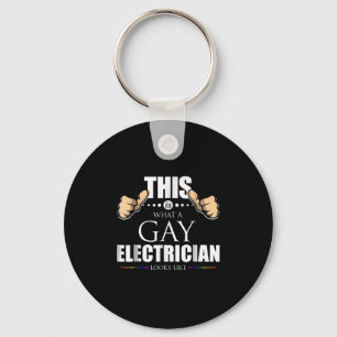 Chaveiro Isto É O Que Um Elétrico Gay parece LGBT