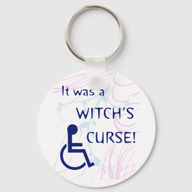Chaveiro It Was A Witch's Curse: Disability (Frente)