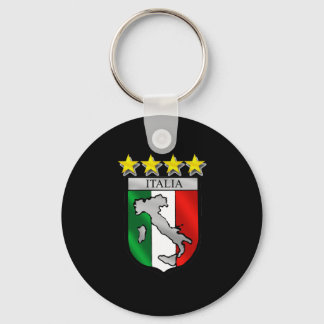 Chaveiro italia 4 stars campeões mundiais presentes de fute