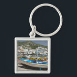 Chaveiro ITÁLIA, Campânia, (Baía de Nápoles), ISCHIA,<br><div class="desc">COPYRIGHT Walter Bibikow / SuperStock.com | EU16 WBI0595.jpg | ITÁLIA,  Campânia,  (Baía de Nápoles),  ISCHIA,  SANT'ANGELO: Vista da Cidade e do Porto / Diurno</div>