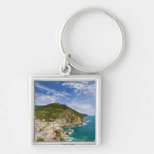 Chaveiro Itália, Cinque Terre, Vernazza, Cidade na Encosta
