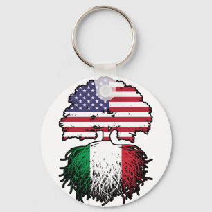 Chaveiro Itália Italiano americano EUA Estados Unidos Améri