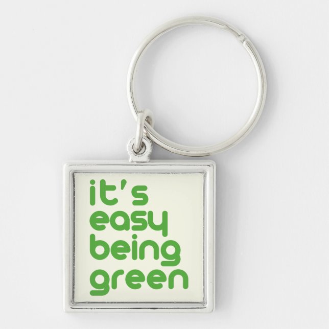 Chaveiro It's easy being green (Frente)