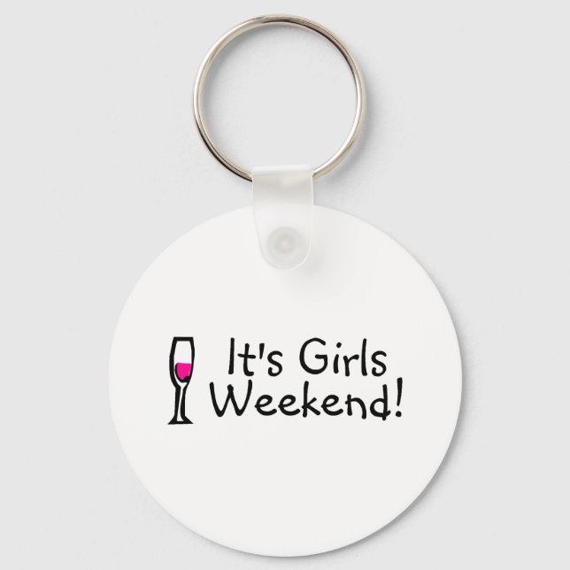 Chaveiro Its Girls Weekend Wine (Frente)