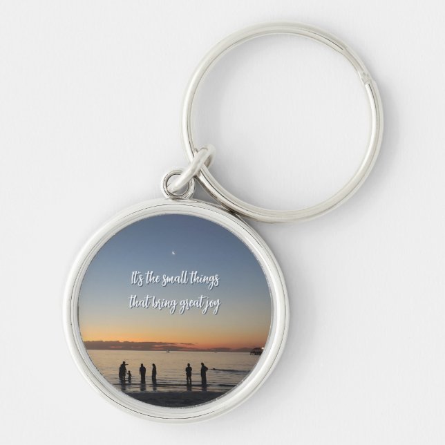 Chaveiro "It's The Small Things That Bring Great Joy" (Frente)