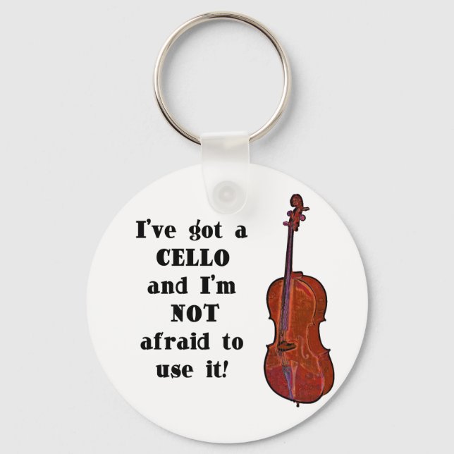 Chaveiro I've Got a Cello (Frente)