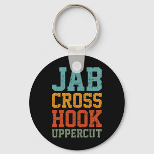 Chaveiro Jab Cross Hook Cortado Superior Engraçado Engraçad