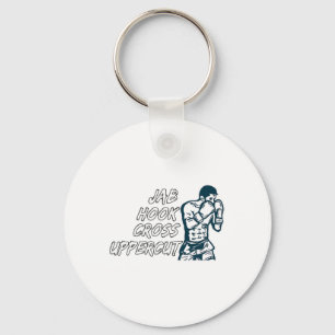 Chaveiro Jab Hook Cross Uppercut Boxing Para Boxer Men