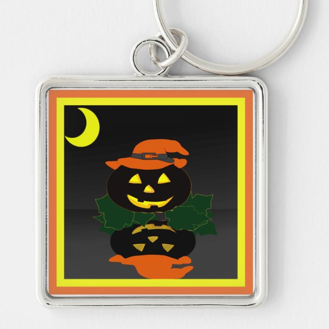 Chaveiro Jack O Lantern e sua Reflexão - (Frente)